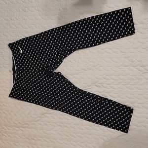Nike polka dot capri yoga pants